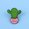 Not A Hugger Enamel Pin
