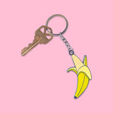 Enamel Banana Key Chain