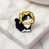 Flower Cat Enamel Pin