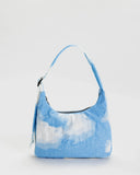 Mini Nylon Shoulder  Bag-  Clouds
