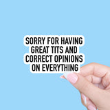 Sorry  Sticker