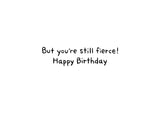 "Aging is a Drag!" Birthday Card
