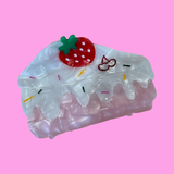 Strawberry Cake  Hair Claw