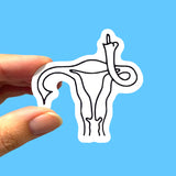 Angry Uterus Sticker