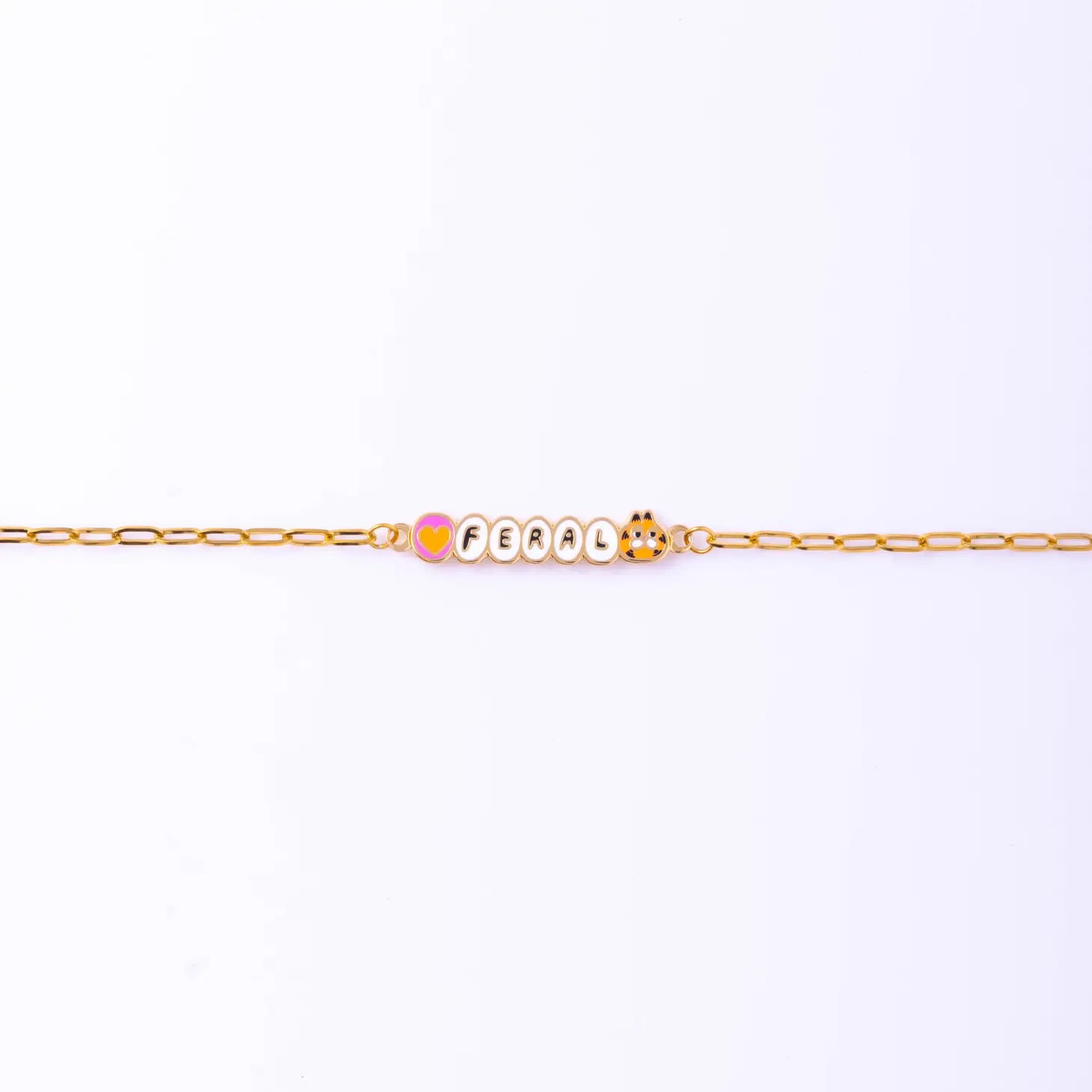 Feral Bracelet - 18k Gold Gilt Enamel Jewelry