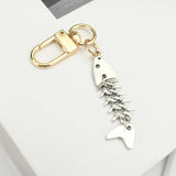 Fishbone Key Chain/ Bag Charm