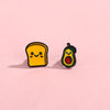 Avacado Toast Enamel stud