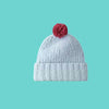 Black Pom Pom knit Hat