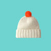 Black Pom Pom knit Hat