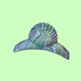 Marble Shell Claw Hair Claw