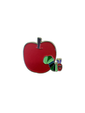 Caterpillar Apple Enamel Pin