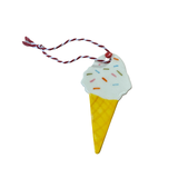 Ice Cream Ceramic Ornament