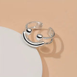 Happy Face Ring- Adjustable