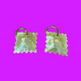 Ravioli earrings-Large