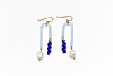 Arch Earrings - Frost Blue