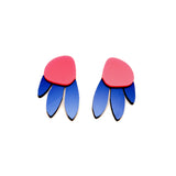 Metallic Peacock Earrings