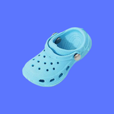Croc Croc Charm-  Blue
