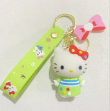 Hello Kitty Key Chain/Bag Charm - Green
