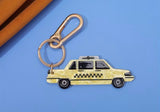 Taxi Acetate Keychain