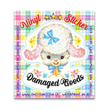 "Damaged Goods" Lamb Vinyl Sticker