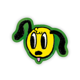 Happy Listening Dog Vinyl Sticker