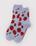 Crew Socks - Strawberry Blossom
