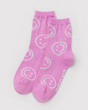 Crew Socks - Pink Happy