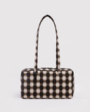 Bowler Bag - Blurred Gingham Brown