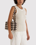 Bowler Bag - Blurred Gingham Brown