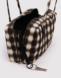 Bowler Bag - Blurred Gingham Brown