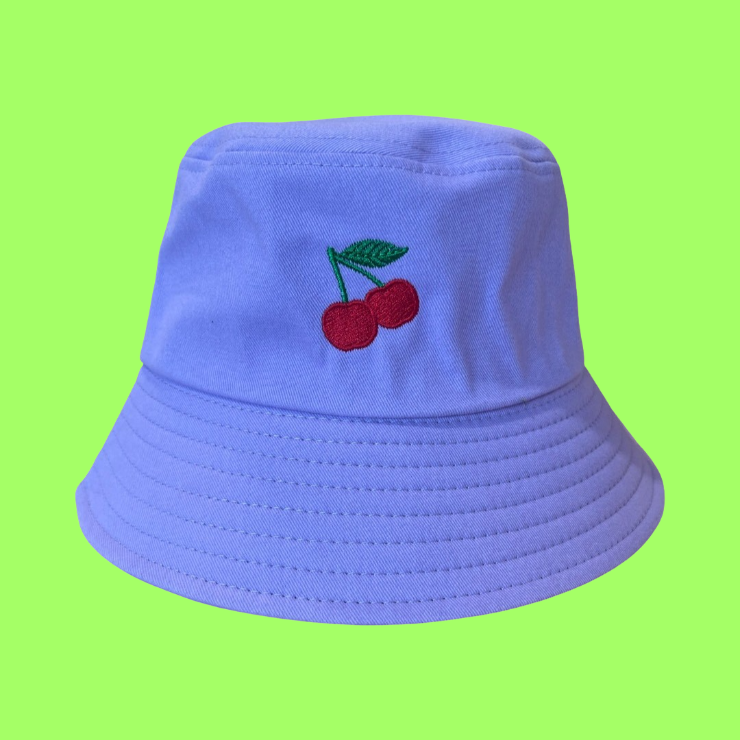 Lilac Cherry Bucket Hat