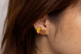 Hot Dog And Pretzel earrings