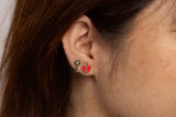 Heart And Locket earrings