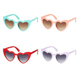 Angled Pop Heart Sunglasses