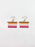 Pride Flag beaded earrings - Lesbian