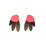 Metallic Peacock Earrings