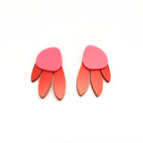 Metallic Peacock Earrings