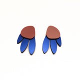 Metallic Peacock Earrings