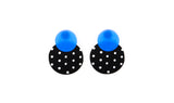 Polka Dot Disc Stud