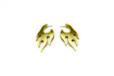Ecoresin Flame Earrings