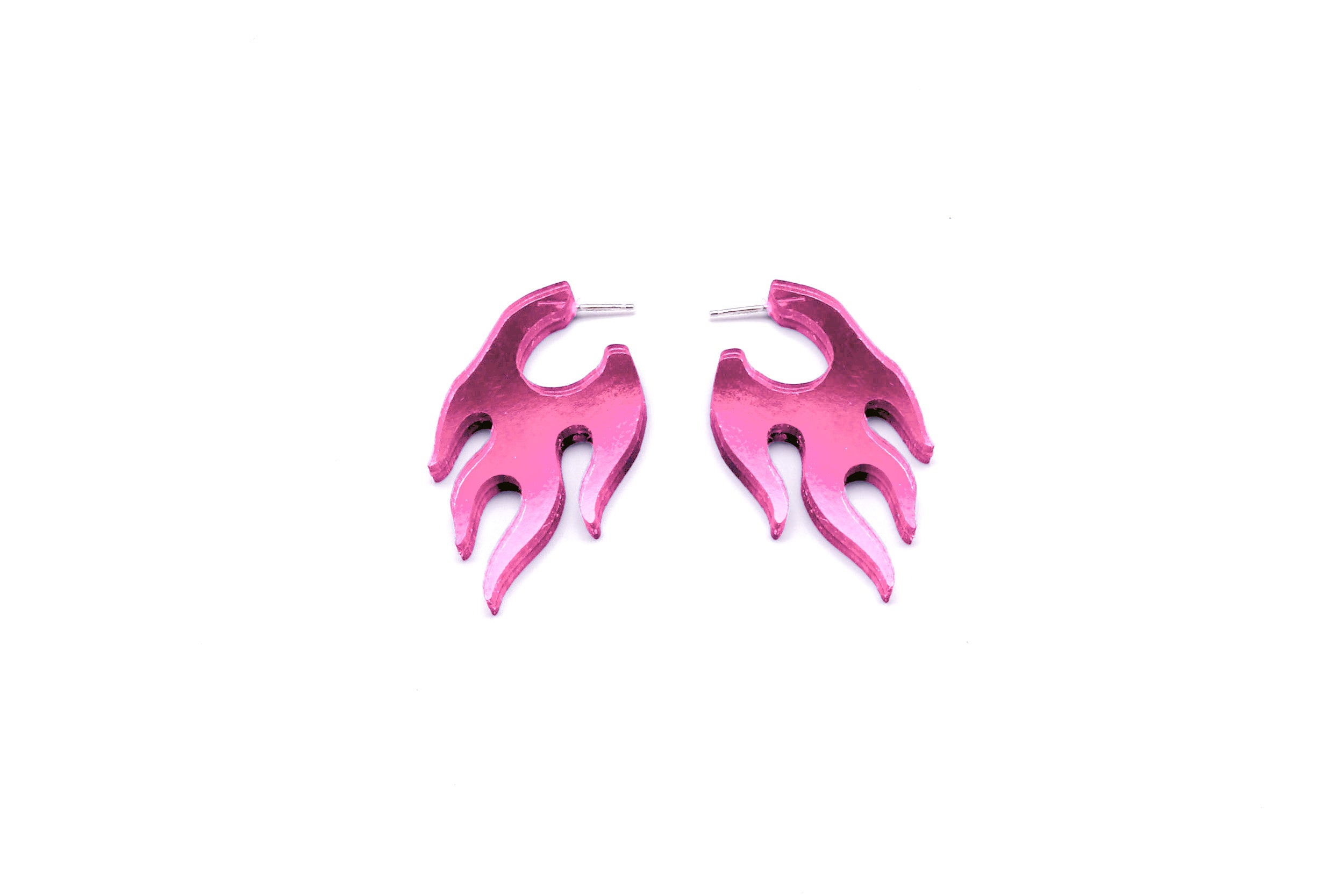 Ecoresin Flame Earrings