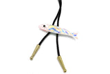 Silver Sardine Bolo Tie