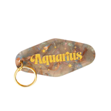 Zodiac Motel Style Keychain