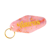 Zodiac Motel Style Keychain