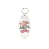 Very Demure Motel Style Keychain