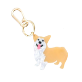 Corgi Dog Acetate Keychain