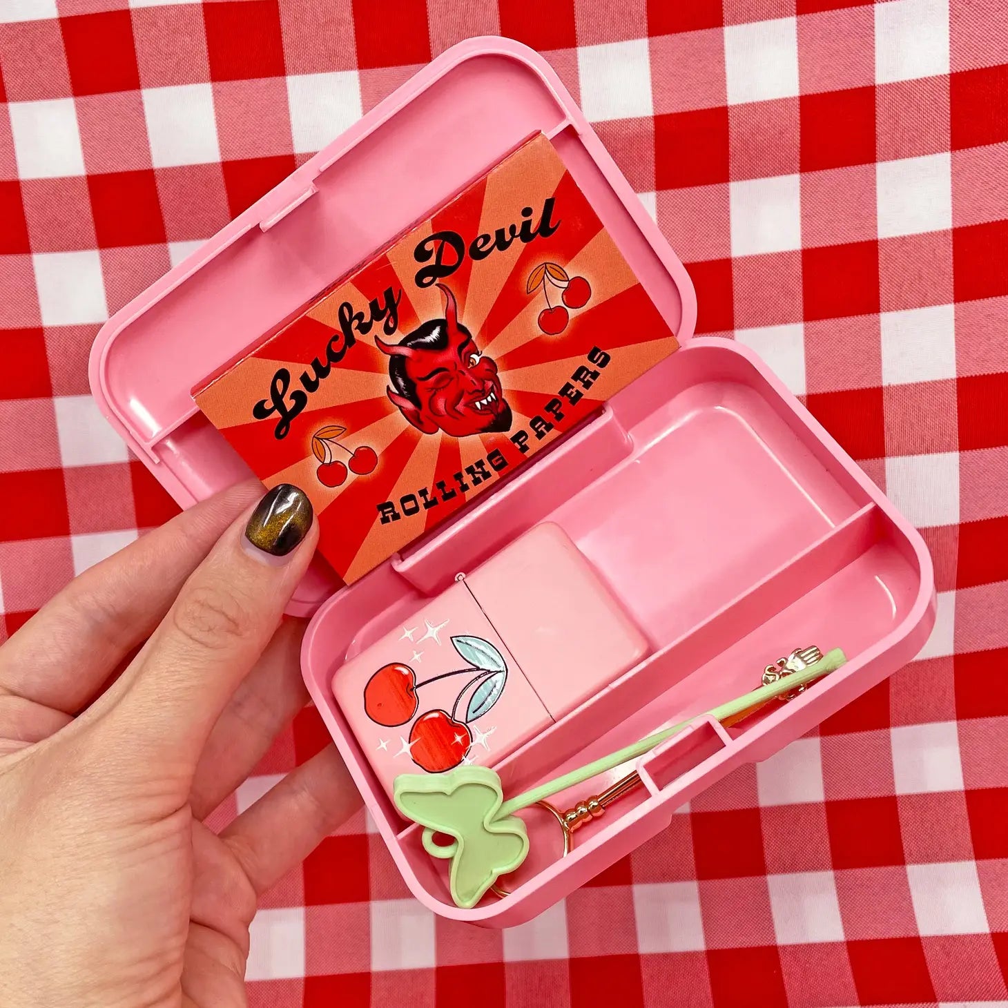 Cherry  Mini Storage Box