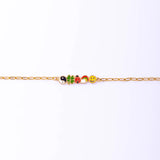 Lucky Charms Bracelet - 18k Gold Gilt Enamel Jewelry