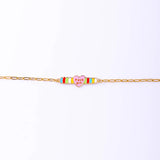 F Off Bracelet - 18k Gold Gilt Enamel Swear Word Jewelry