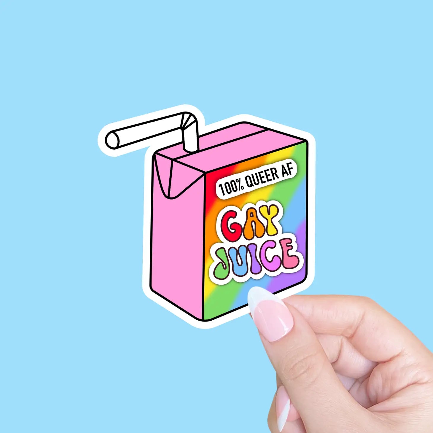 Gay Juice Sticker